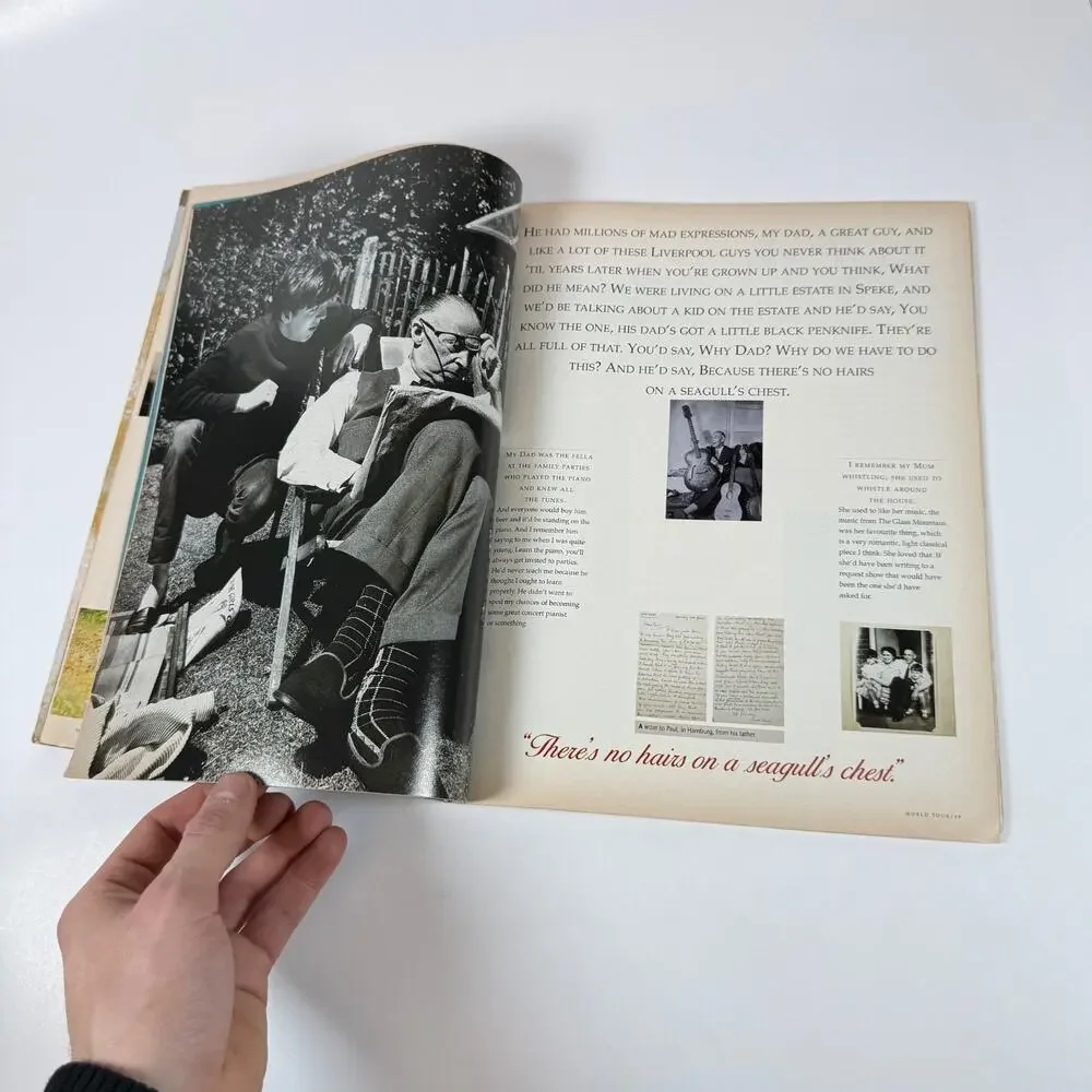Paul McCartney 1989 World Tour Concert Program Book